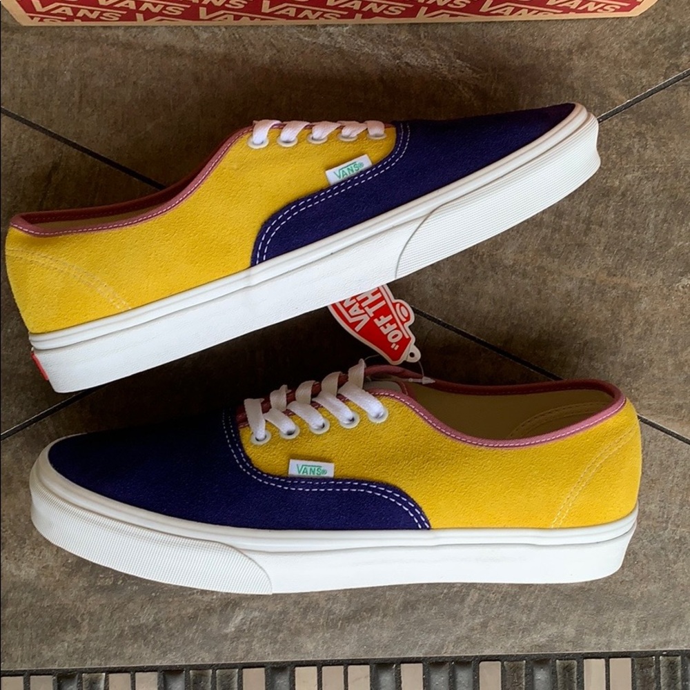 VANS AUTHENTIC SUNSHINE Multi/True White men’s - Picture 7 of 16